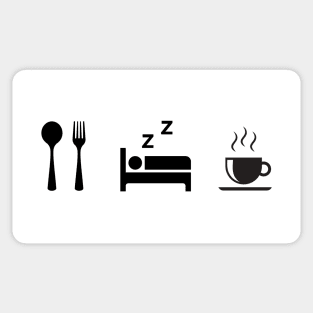 Eat. Sleep. Coffee. Sticker